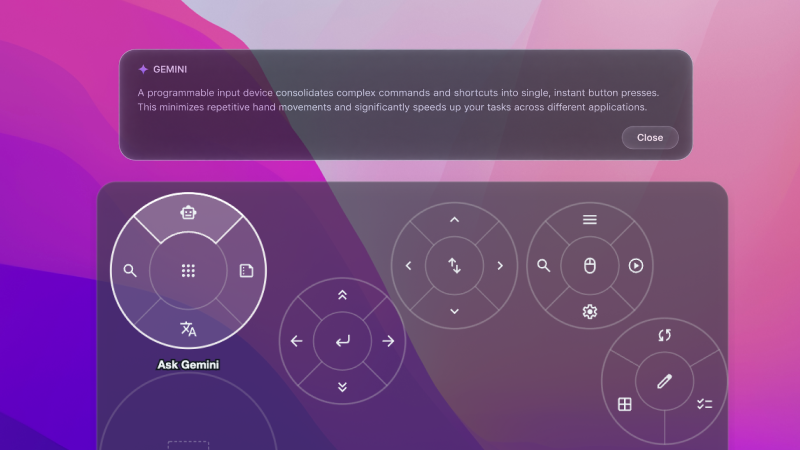 GEMINI ACTION UI