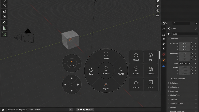 BLENDER PROFILE UI